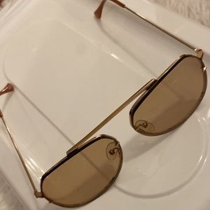 Rose gold sunglasses for women
